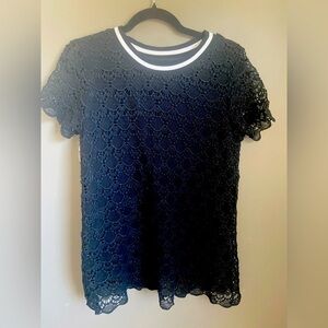 NWOT Scallop Lace Blouse